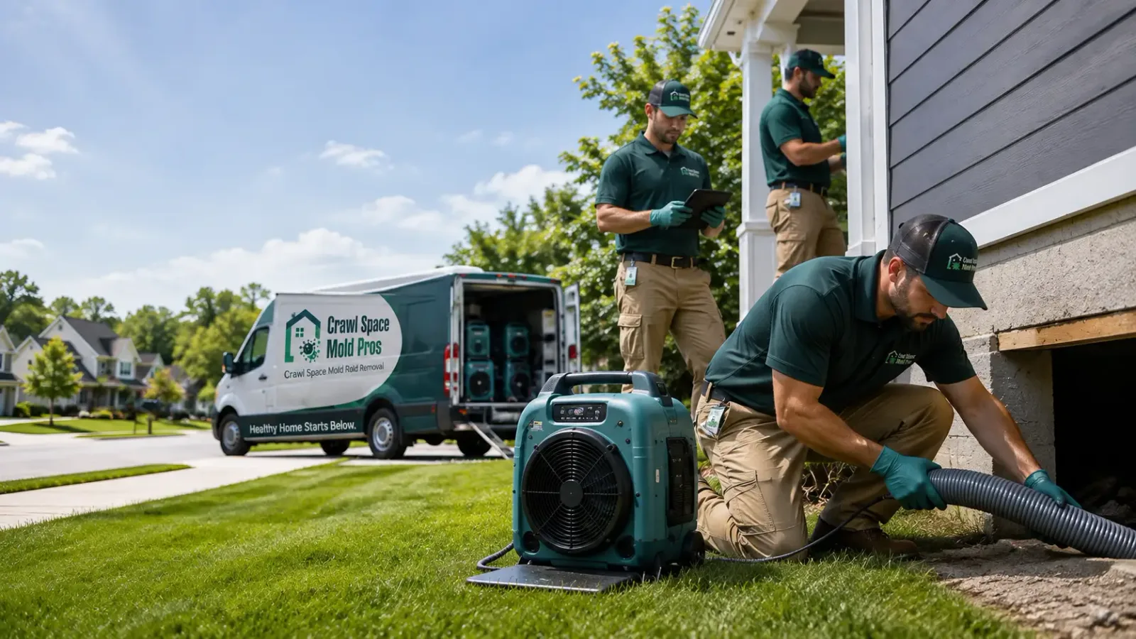 Crawl Space Mold Removal in Antioch, CA